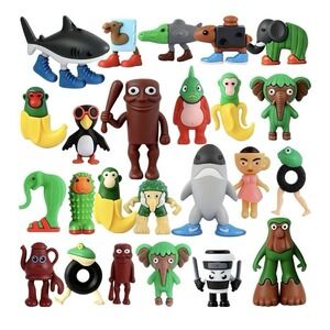 24PCS Mini Collectible Figurines - Desk Decor Toys for Collectors